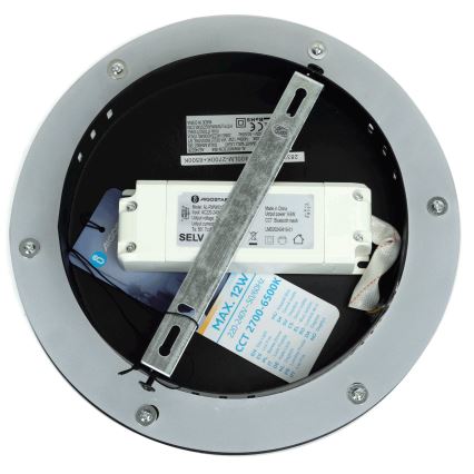 Aigostar - LED Zatemnitvena stenska svetilka MESH Pametni LED/12W/230V 2700-6500K črna