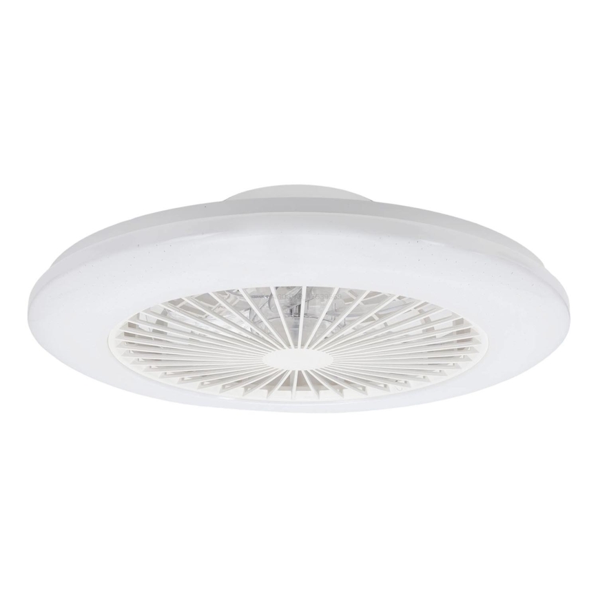 Aigostar - LED Zatemnitvena stropna svetilka z ventilatorjem LED/40W/230V 2700-6500K pr. 48,5 cm bela + Daljinski upravljalnik