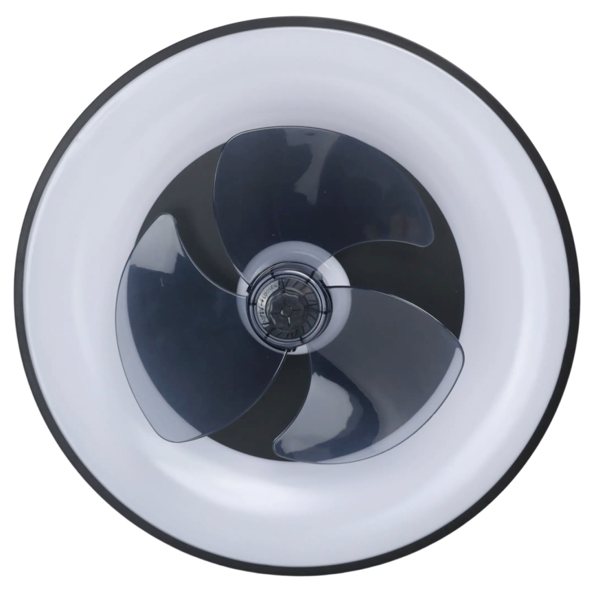 Aigostar - LED Zatemnitvena stropna svetilka z ventilatorjem MESH LED/40W/230V 2700-6500K črna + Daljinski upravljalnik