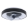 Aigostar - LED Zatemnitvena stropna svetilka z ventilatorjem MESH LED/40W/230V 2700-6500K črna + Daljinski upravljalnik