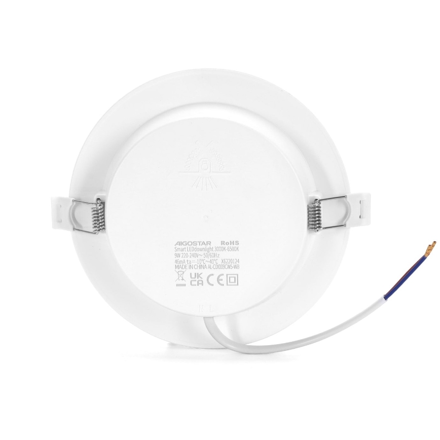 Aigostar - LED Zatemnitvena vgradna svetilka LED/9W/230V pr. 14,5 cm Wi-Fi