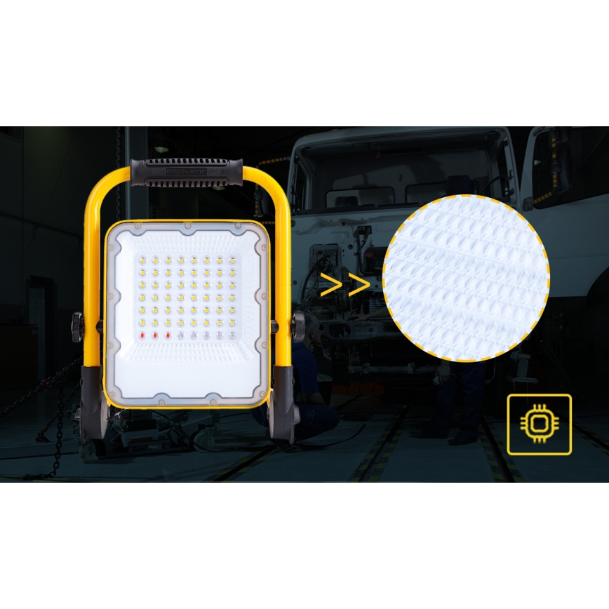 Aigostar - LED Zatemnitveni polnilni reflektor LED/100W/5V 6500K IP65 1500mAh