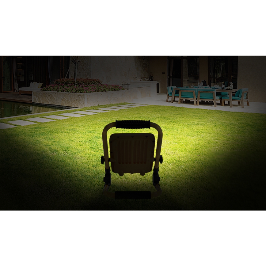 Aigostar - LED Zatemnitveni polnilni reflektor LED/100W/5V 6500K IP65 1500mAh