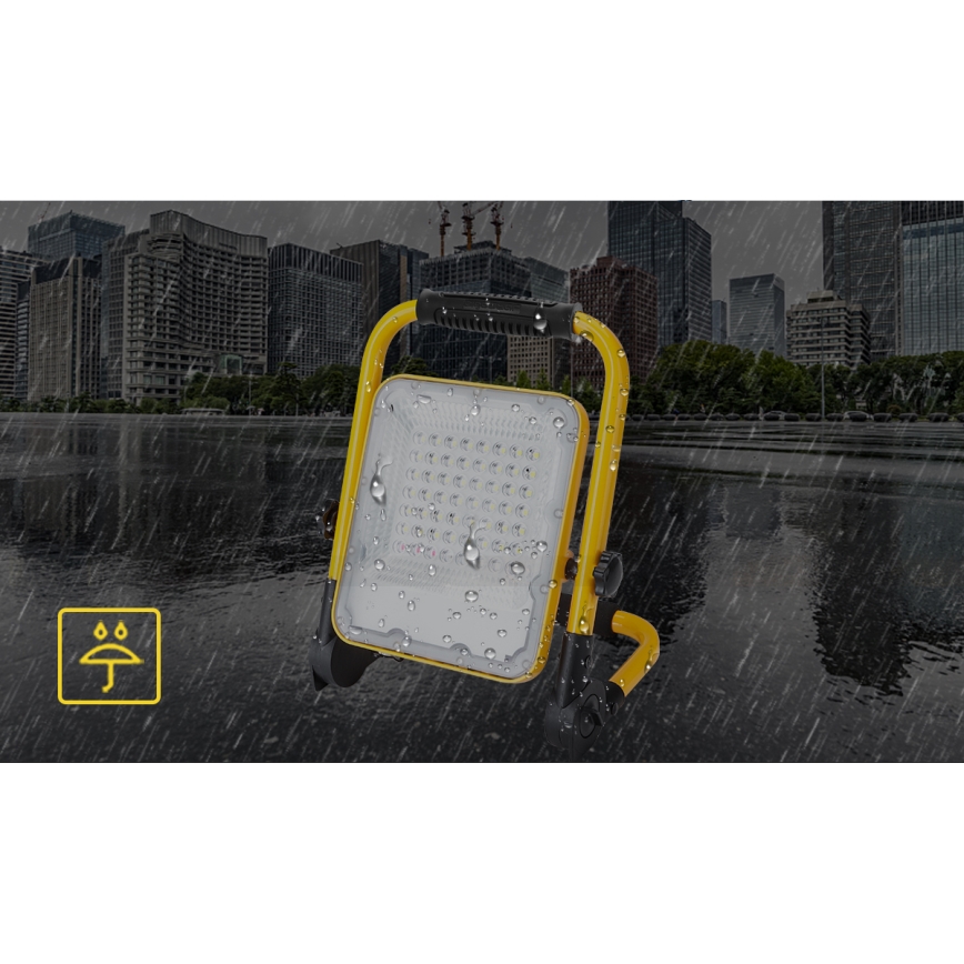 Aigostar - LED Zatemnitveni polnilni reflektor LED/100W/5V 6500K IP65 1500mAh