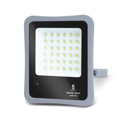 Aigostar - LED Zatemnitveni solarni reflektor LED/100W/3,2V IP65 + Daljinski upravljalnik