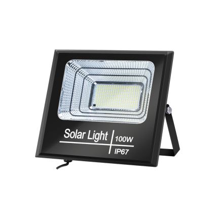 Aigostar - LED Zatemnitveni solarni reflektor LED/100W/3,2V IP67 + Daljinski upravljalnik