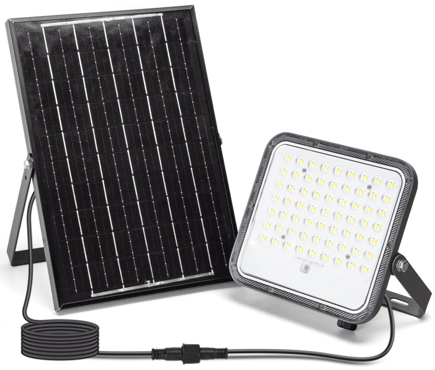 Aigostar - LED Zatemnitveni solarni reflektor LED/100W/3,4V 3000/4000/6500K IP66 + Daljinski upravljalnik