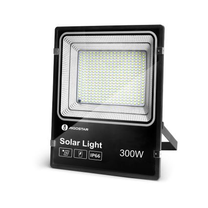 Aigostar - LED Zatemnitveni solarni reflektor LED/300W/3,2V IP66 + Daljinski upravljalnik