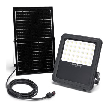 Aigostar - LED Zatemnitveni solarni reflektor LED/300W/3,4V IP65 + Daljinski upravljalnik