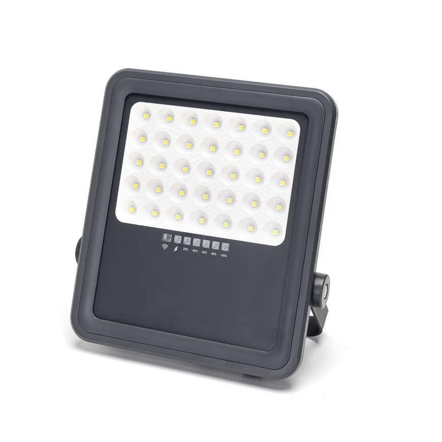 Aigostar - LED Zatemnitveni solarni reflektor LED/300W/3,4V IP65 + Daljinski upravljalnik