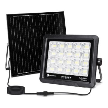 Aigostar - LED Zatemnitveni solarni reflektor LED/300W/3,4V IP65 + Daljinski upravljalnik