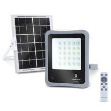 Aigostar - LED Zatemnitveni solarni reflektor LED/30W/3,2V IP67 + Daljinski upravljalnik
