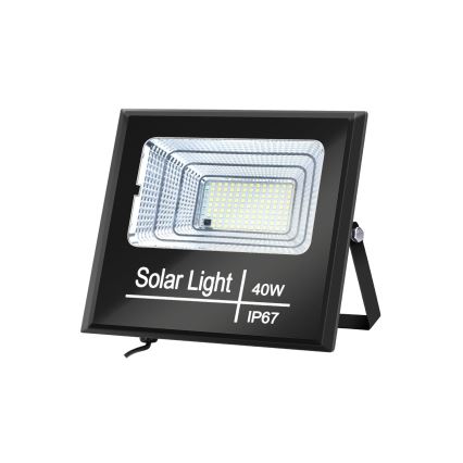Aigostar - LED Zatemnitveni solarni reflektor LED/40W/3,2V IP67 2000 mAh + Daljinski upravljalnik