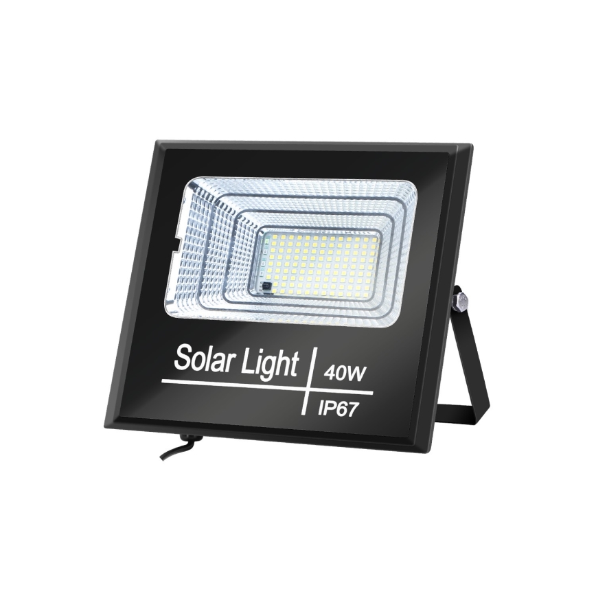 Aigostar - LED Zatemnitveni solarni reflektor LED/40W/3,2V IP67 2000 mAh + Daljinski upravljalnik