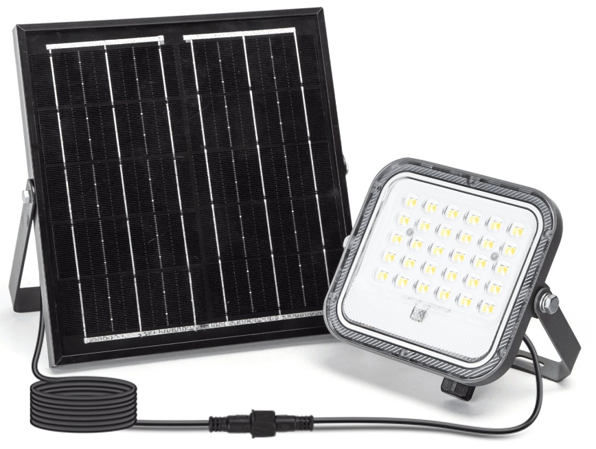 Aigostar - LED Zatemnitveni solarni reflektor LED/50W/3,4V 3000/4000/6500K IP66 + Daljinski upravljalnik