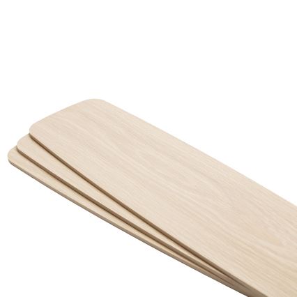 Aigostar - LED Zatemnitveni stropni ventilator LED/20W/230V 2700-6500K 132cm bela/bež + Daljinski upravljalnik