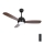 Aigostar - LED Zatemnitveni stropni ventilator LED/24W/230V 2700-6500K 106,6 cm + Daljinski upravljalnik