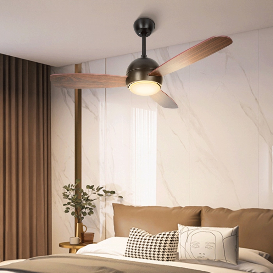 Aigostar - LED Zatemnitveni stropni ventilator LED/24W/230V 2700-6500K 106,6 cm + Daljinski upravljalnik