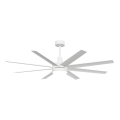Aigostar - LED Zatemnitveni stropni ventilator LED/24W/230V 2700-6500K pr. 165 cm + Daljinski upravljalnik bela