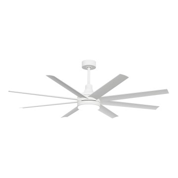 Aigostar - LED Zatemnitveni stropni ventilator LED/24W/230V 2700-6500K pr. 165 cm + Daljinski upravljalnik bela