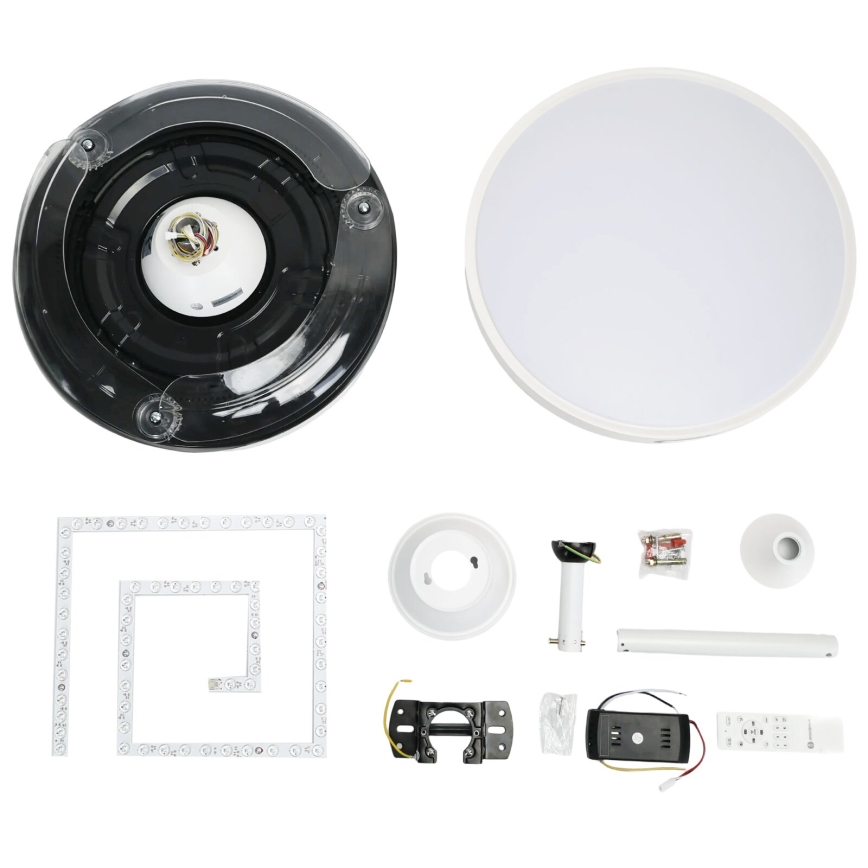 Aigostar - LED Zatemnitveni stropni ventilator LED/36W/230V 2700-6500K pr. 107 cm + Daljinski upravljalnik bela