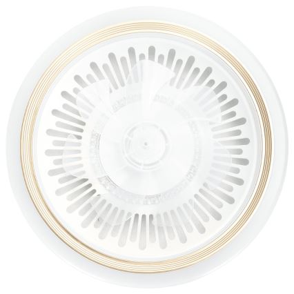 Aigostar - LED Zatemnitveni stropni ventilator LED/40W/230V 2700/4000/6500K pr. 50 cm + Daljinski upravljalnik bela