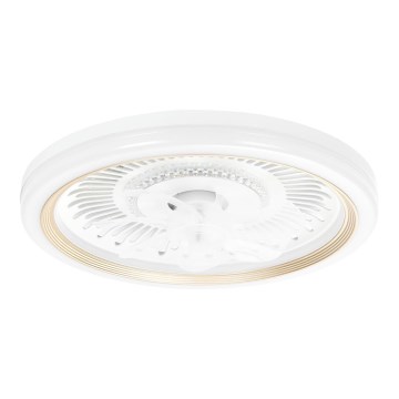 Aigostar - LED Zatemnitveni stropni ventilator LED/40W/230V 2700/4000/6500K pr. 50 cm + Daljinski upravljalnik bela
