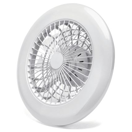 Aigostar - LED Zatemnitveni stropni ventilator LED/40W/230V 2700-6500K pr. 49 cm + Daljinski upravljalnik bela