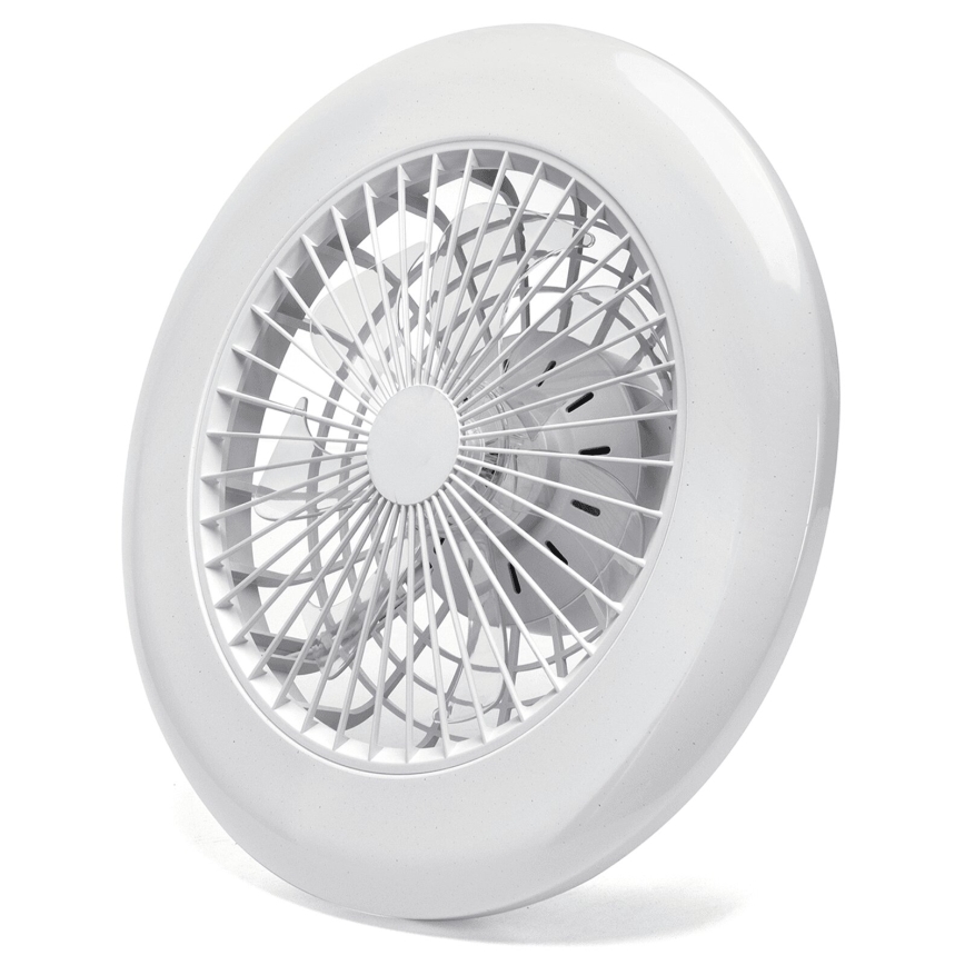 Aigostar - LED Zatemnitveni stropni ventilator LED/40W/230V 2700-6500K pr. 49 cm + Daljinski upravljalnik bela
