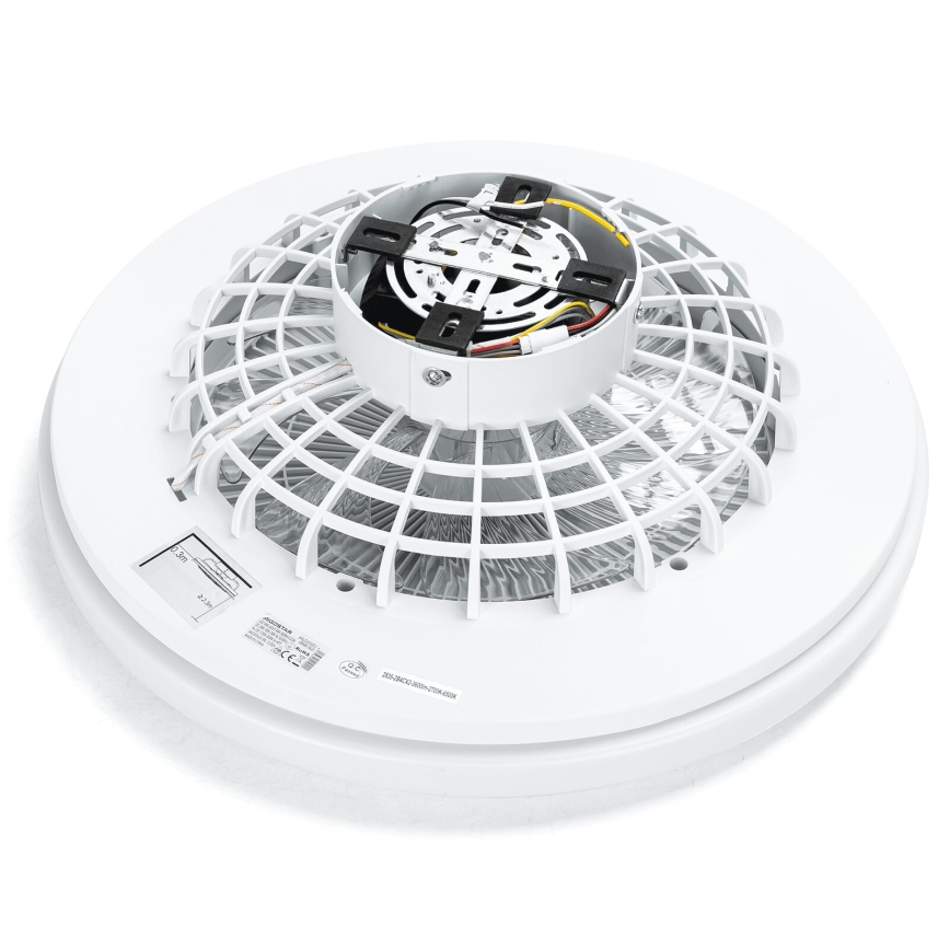 Aigostar - LED Zatemnitveni stropni ventilator LED/40W/230V 2700-6500K pr. 48 cm + Daljinski upravljalnik bela