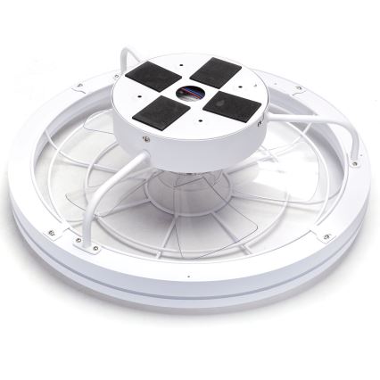 Aigostar - LED Zatemnitveni stropni ventilator LED/40W/230V 2700-6500K pr. 48 cm + Daljinski upravljalnik bela