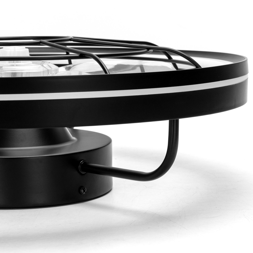 Aigostar - LED Zatemnitveni stropni ventilator LED/40W/230V 2700-6500K pr. 48 cm + Daljinski upravljalnik črna