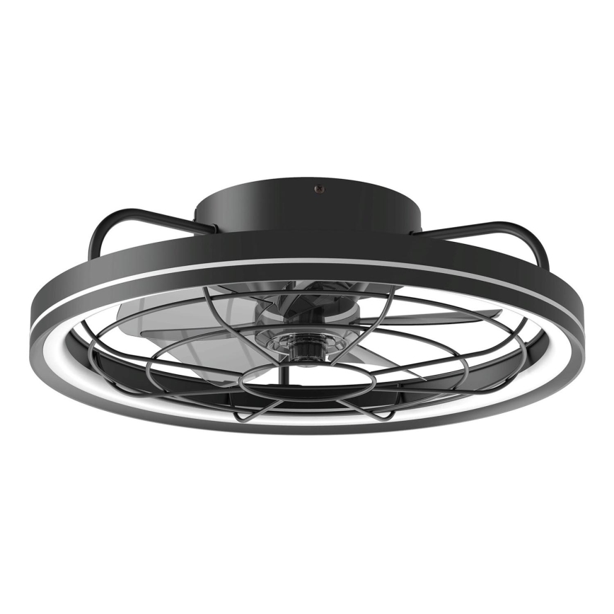 Aigostar - LED Zatemnitveni stropni ventilator LED/40W/230V 2700-6500K pr. 48 cm + Daljinski upravljalnik črna