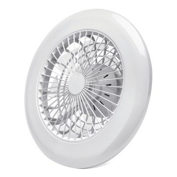 Aigostar - LED Zatemnitveni stropni ventilator LED/40W/230V 2700-6500K pr. 49 cm + Daljinski upravljalnik bela