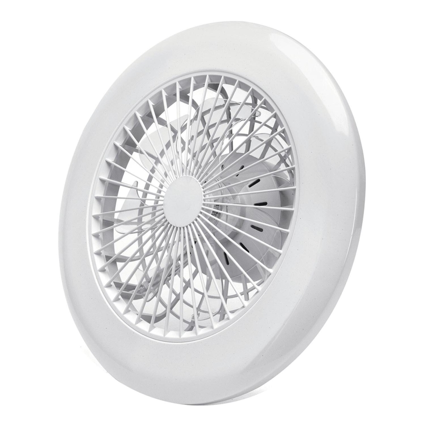 Aigostar - LED Zatemnitveni stropni ventilator LED/40W/230V 2700-6500K pr. 49 cm + Daljinski upravljalnik bela