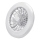 Aigostar - LED Zatemnitveni stropni ventilator LED/40W/230V 2700-6500K pr. 49 cm + Daljinski upravljalnik bela