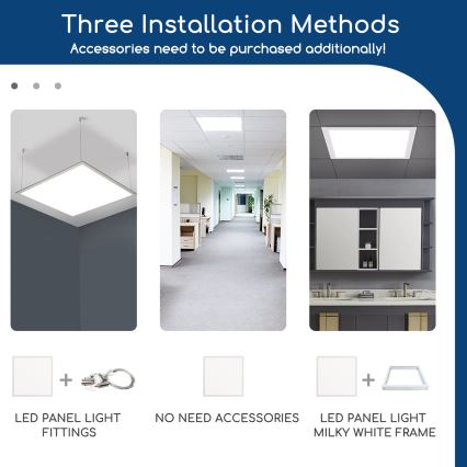 Aigostar - LED Zatemnitveni vgradni panel 32W/230V Wi-Fi 60x60 cm