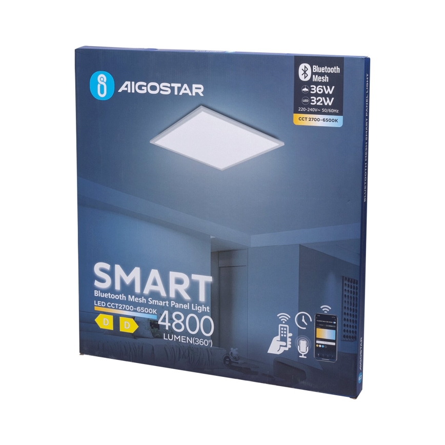 Aigostar - LED Zatemnitveni vgradni panel MESH LED/36W/230V 2700-6500K 60x60 cm