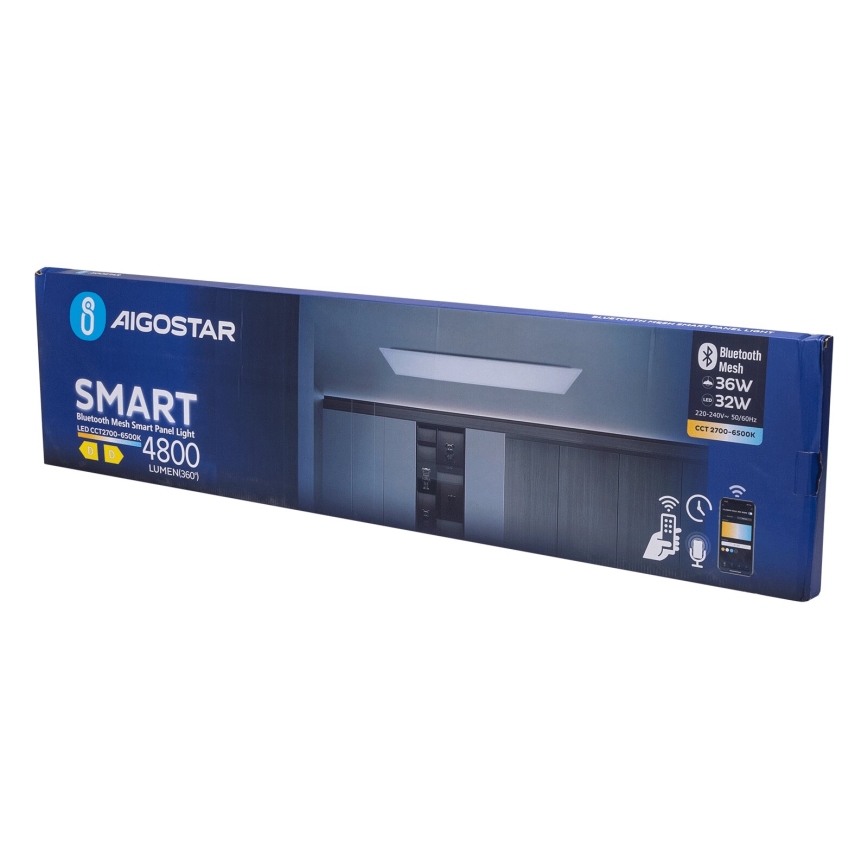 Aigostar - LED Zatemnitveni vgradni panel MESH LED/36W/230V 2700-6500K 120x30 cm