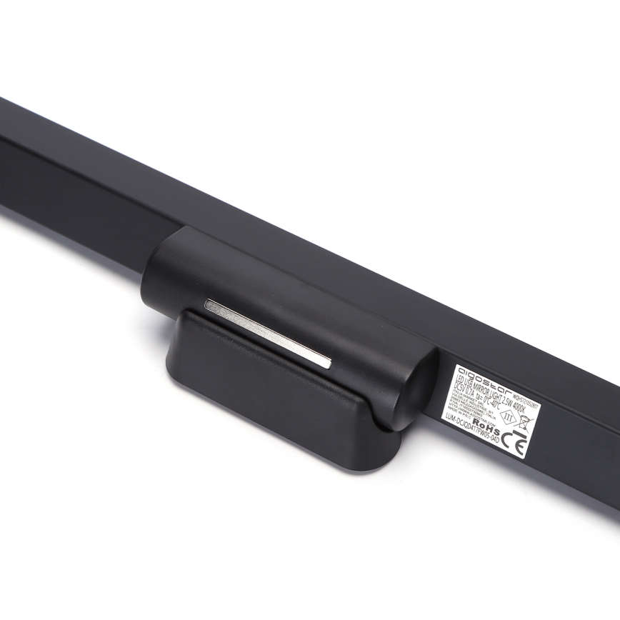 Aigostar - Polnilna zatemnjiva LED osvetlitev za ogledalo LED/2,9W/5V 2000 mAh