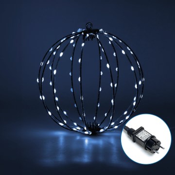 Aigostar - LED Zunanja božična dekoracija 3,6W/230V krogla 30cm IP44 hladno bela