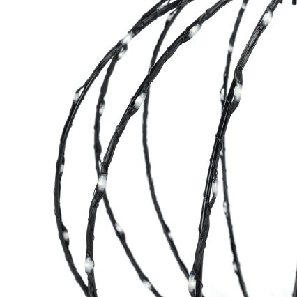Aigostar - LED Zunanja božična dekoracija 3,6W/230V krogla 30cm IP44 hladno bela