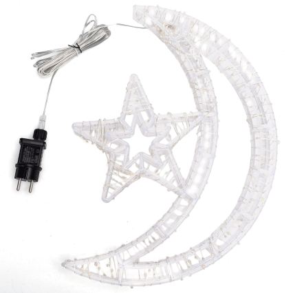 Aigostar - LED zunanja božična dekoracija 540xLED/6W/230V 43 cm IP44 topla bela měsíček