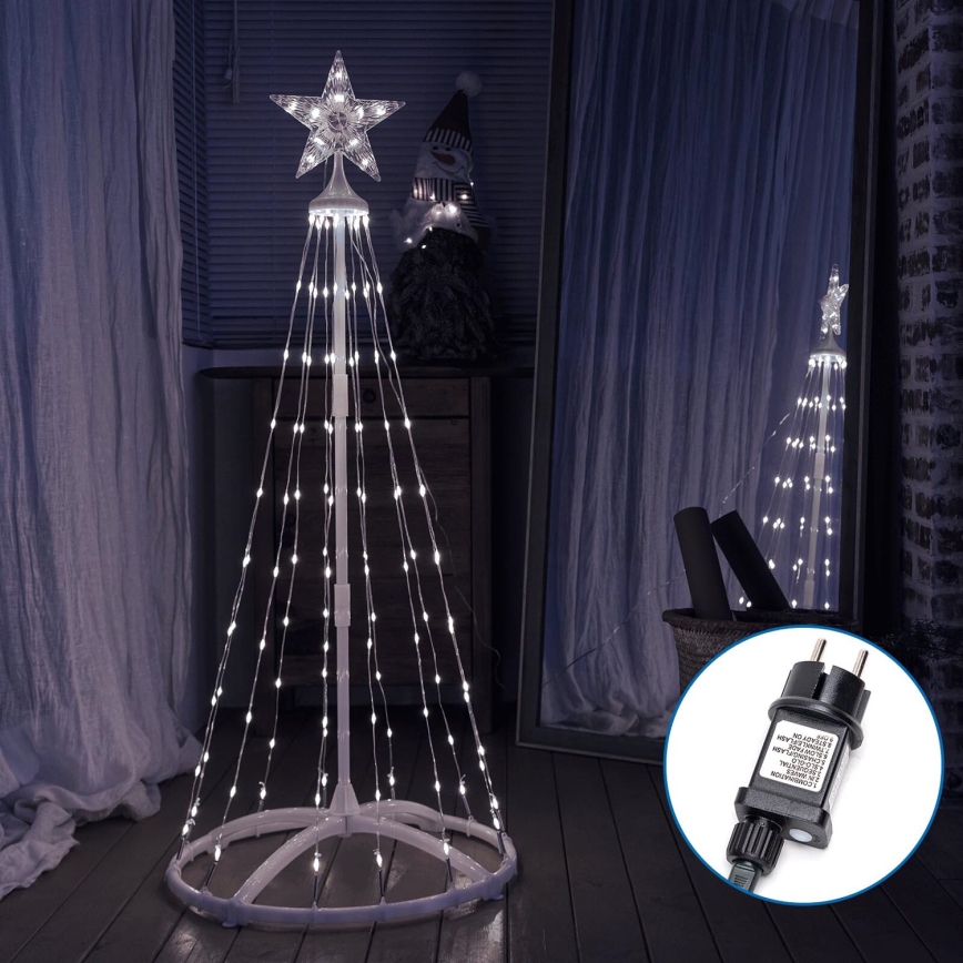 Aigostar - LED Zunanja božična dekoracija LED/3,6W/230V 120 cm IP44 hladno bela