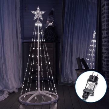 Aigostar - LED Zunanja božična dekoracija LED/3,6W/230V 180 cm IP44 hladno bela