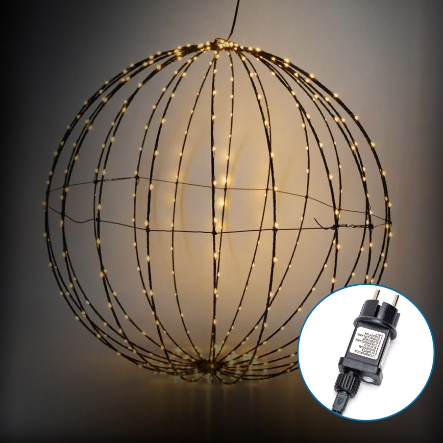 Aigostar -LED Zunanja božična dekoracija LED/3,6W/230V krogla 30cm IP44 topla bela