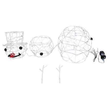 Aigostar - LED zunanja božična dekoracija LED/3,6W/31/230V 2700K 60 cm IP44 snežak