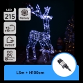 Aigostar - LED zunanja božična dekoracija LED/3,6W/31/230V 6500K 105 cm IP44 sob
