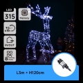 Aigostar - LED Zunanja božična dekoracija LED/3,6W/31/230V 6500K 120 cm IP44 sob