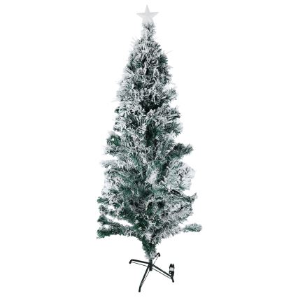 Aigostar - LED božično drevo za zunanjo uporabo 245xLED/8 funkcij 2,1 m IP44 hladno bela